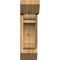 Ekena Millwork Olympic Slat Rough Sawn Bracket w/ Offset Brace, Western Red Cedar, 6"W x 16"D x 20"H BKT0604X16X20OLY06RWR - alternate 2